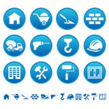 Icone della costruzione royalty illustrazione gratis Icone della costruzione royalty illustrazione gratis