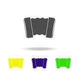 icone multicolori armoniche Elemento dell'icona di musica Segni ed icona per i siti Web, web design, app mobile, UI, UX della rac illustrazione di stock icone multicolori armoniche Elemento dell'icona di musica Segni ed icona per i siti Web, web design, app mobile, UI, UX della rac illustrazione di stock