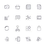 Icone semplici per il app, siti, programmi di UI Icone differenti di UI Pittogrammi semplici su fondo bianco illustrazione di stock Icone semplici per il app, siti, programmi di UI Icone differenti di UI Pittogrammi semplici su fondo bianco illustrazione di stock