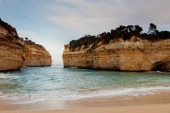 The iconic Loch Ard Gorge on the Great Ocean Road Port Campbell stock image The iconic Loch Ard Gorge on the Great Ocean Road Port Campbell stock image