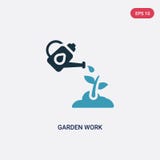 Icono bicolor del vector del trabajo del jardín del otro concepto el símbolo azul aislado de la muestra del vector del trabajo de libre illustration Icono bicolor del vector del trabajo del jardín del otro concepto el símbolo azul aislado de la muestra del vector del trabajo de libre illustration
