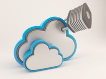 icono de 3D Cloud Drive stock de ilustración icono de 3D Cloud Drive stock de ilustración