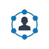Icono de la comunidad de usuarios ilustración del vector Icono de la comunidad de usuarios ilustración del vector