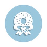 Icono de la guirnalda de la Navidad en estilo de la insignia Uno del icono de la colección del Año Nuevo se puede utilizar para U stock de ilustración Icono de la guirnalda de la Navidad en estilo de la insignia Uno del icono de la colección del Año Nuevo se puede utilizar para U stock de ilustración