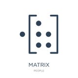 icono de la matriz en estilo de moda del diseño icono de la matriz aislado en el fondo blanco símbolo plano simple y moderno del libre illustration icono de la matriz en estilo de moda del diseño icono de la matriz aislado en el fondo blanco símbolo plano simple y moderno del libre illustration