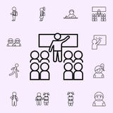Icono de la sala de clase Sistema universal de los iconos de la escuela para el web y el m?vil ilustración del vector Icono de la sala de clase Sistema universal de los iconos de la escuela para el web y el m?vil ilustración del vector
