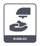 icono de las burbujas en estilo de moda del diseño icono de las burbujas aislado en el fondo blanco símbolo plano simple y modern stock de ilustración icono de las burbujas en estilo de moda del diseño icono de las burbujas aislado en el fondo blanco símbolo plano simple y modern stock de ilustración