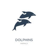 icono de los delfínes en estilo de moda del diseño icono de los delfínes aislado en el fondo blanco plano simple y moderno del ic ilustración del vector icono de los delfínes en estilo de moda del diseño icono de los delfínes aislado en el fondo blanco plano simple y moderno del ic ilustración del vector