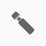 Icono de memoria USB libre illustration Icono de memoria USB libre illustration