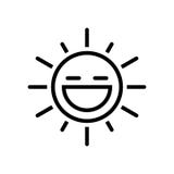 Icono de Sun Imagenes de archivo Icono de Sun Imagenes de archivo