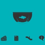 Icono del acuario de los pescados completamente ilustración del vector Icono del acuario de los pescados completamente ilustración del vector