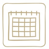 icono del calendario en marco marrón claro Gráficos de vector libre illustration icono del calendario en marco marrón claro Gráficos de vector libre illustration