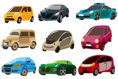Icono del coche de la historieta libre illustration Icono del coche de la historieta libre illustration