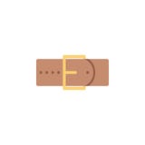 Icono del color de la correa Elemento del icono de la ropa del color para los apps móviles del concepto y de la web El icono deta stock de ilustración Icono del color de la correa Elemento del icono de la ropa del color para los apps móviles del concepto y de la web El icono deta stock de ilustración