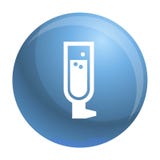 Icono del espray de la insulina del hombre, estilo simple libre illustration Icono del espray de la insulina del hombre, estilo simple libre illustration