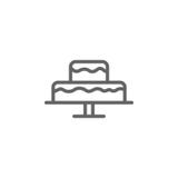 Icono del esquema de la torta del d?a de madres r Las muestras y los s?mbolos se pueden utilizar para la web, logotipo, app m?vil ilustración del vector Icono del esquema de la torta del d?a de madres r Las muestras y los s?mbolos se pueden utilizar para la web, logotipo, app m?vil ilustración del vector