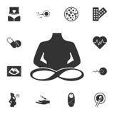Icono del infinito Ejemplo simple del elemento Diseño del símbolo del infinito del sistema de la colección del embarazo Puede ser libre illustration Icono del infinito Ejemplo simple del elemento Diseño del símbolo del infinito del sistema de la colección del embarazo Puede ser libre illustration