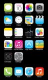 Icono del iphone de Apple stock de ilustración Icono del iphone de Apple stock de ilustración