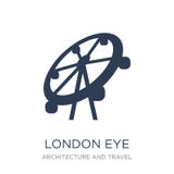 icono del ojo de Londres ilustración del vector icono del ojo de Londres ilustración del vector