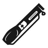 Icono del palillo del deporte del bolso, estilo simple ilustración del vector Icono del palillo del deporte del bolso, estilo simple ilustración del vector