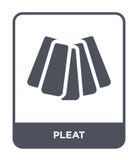 icono del plisado en estilo de moda del diseño icono del plisado aislado en el fondo blanco símbolo plano simple y moderno del ic ilustración del vector icono del plisado en estilo de moda del diseño icono del plisado aislado en el fondo blanco símbolo plano simple y moderno del ic ilustración del vector