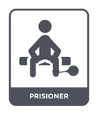 icono del prisioner en estilo de moda del diseño icono del prisioner aislado en el fondo blanco plano simple y moderno del icono stock de ilustración icono del prisioner en estilo de moda del diseño icono del prisioner aislado en el fondo blanco plano simple y moderno del icono stock de ilustración