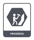 icono del progreso en estilo de moda del diseño icono del progreso aislado en el fondo blanco plano simple y moderno del icono de ilustración del vector icono del progreso en estilo de moda del diseño icono del progreso aislado en el fondo blanco plano simple y moderno del icono de ilustración del vector