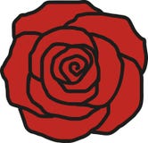 Icono del pétalo de Rose stock de ilustración Icono del pétalo de Rose stock de ilustración