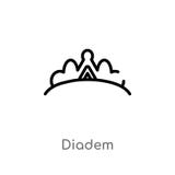 icono del vector de la diadema del esquema línea simple negra aislada ejemplo del elemento del concepto de la moda diadema editab libre illustration icono del vector de la diadema del esquema línea simple negra aislada ejemplo del elemento del concepto de la moda diadema editab libre illustration