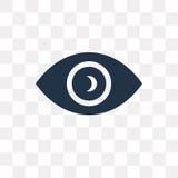 Icono del vector de Vision aislado en el fondo transparente, Vision t libre illustration Icono del vector de Vision aislado en el fondo transparente, Vision t libre illustration
