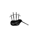 Icono escocés de las gaitas libre illustration Icono escocés de las gaitas libre illustration