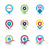 Icono plano de Internet del localizador del mapa del App del mundo moderno de la posición social de la comunidad EPS10 libre illustration Icono plano de Internet del localizador del mapa del App del mundo moderno de la posición social de la comunidad EPS10 libre illustration