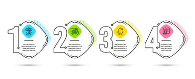 Iconos de la campana de la atracción, de la contabilidad y del reloj Muestra del plan arquitectónico Libere la caída, la oferta y libre illustration Iconos de la campana de la atracción, de la contabilidad y del reloj Muestra del plan arquitectónico Libere la caída, la oferta y libre illustration