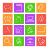 Iconos de la educación libre illustration Iconos de la educación libre illustration