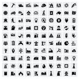 Iconos de la industria fijados ilustración del vector Iconos de la industria fijados ilustración del vector