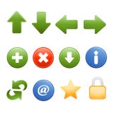Iconos del campo común del web browser stock de ilustración Iconos del campo común del web browser stock de ilustración