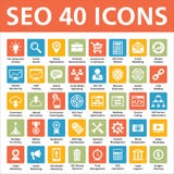 Iconos del vector de SEO 40 Iconos del vector de SEO 40