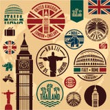 Iconos del viaje.