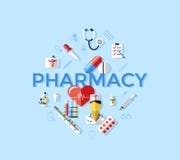Iconos médicos de la farmacia azul del vector de Digitaces ilustración del vector Iconos médicos de la farmacia azul del vector de Digitaces ilustración del vector