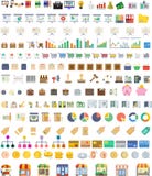 Iconos y herramientas del negocio stock de ilustración Iconos y herramientas del negocio stock de ilustración