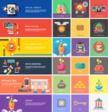Icons for cash transactions, strategy, start up stock illustration Icons for cash transactions, strategy, start up stock illustration