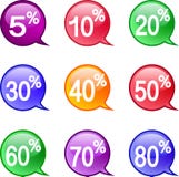 Icons Discount Royalty Free Stock Image Icons Discount Royalty Free Stock Image