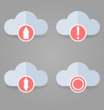 Icons set. 4 pieces. Can be used in WEB interfaces. Royalty Free Stock Images Icons set. 4 pieces. Can be used in WEB interfaces. Royalty Free Stock Images