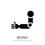 icône bionique dans le style à la mode de conception icône bionique d'isolement sur le fond blanc symbole plat simple et moderne illustration stock icône bionique dans le style à la mode de conception icône bionique d'isolement sur le fond blanc symbole plat simple et moderne illustration stock