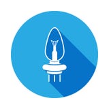 icône d'ampoule de voiture avec la longue ombre Élément d'illustration de services des réparations de voiture Signes et icône de illustration libre de droits icône d'ampoule de voiture avec la longue ombre Élément d'illustration de services des réparations de voiture Signes et icône de illustration libre de droits