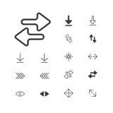icône d'arrow-icon-expand-2-1artboardArrow pixel parfait d'isolement avec le style plat à l'arrière-plan blanc pour UI, APP, site illustration stock icône d'arrow-icon-expand-2-1artboardArrow pixel parfait d'isolement avec le style plat à l'arrière-plan blanc pour UI, APP, site illustration stock