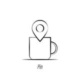 Ic?ne d'aspiration de main de goupille de caf? ?l?ment d'ic?ne d'illustration de caf? Des signes et les symboles peuvent ?tre emp illustration stock Ic?ne d'aspiration de main de goupille de caf? ?l?ment d'ic?ne d'illustration de caf? Des signes et les symboles peuvent ?tre emp illustration stock