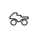 Icône d'ATV Élément des icônes minimalistic pour les apps mobiles de concept et de Web Ligne mince icône pour la conception de si illustration libre de droits Icône d'ATV Élément des icônes minimalistic pour les apps mobiles de concept et de Web Ligne mince icône pour la conception de si illustration libre de droits