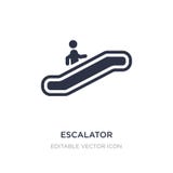 icône d'escalator sur le fond blanc Illustration simple d'élément de concept de signes illustration libre de droits icône d'escalator sur le fond blanc Illustration simple d'élément de concept de signes illustration libre de droits