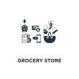 Icône d'épicerie le panier et les légumes, avis de message téléphonique, conception de achat de symbole de concept, gagnent des p illustration stock Icône d'épicerie le panier et les légumes, avis de message téléphonique, conception de achat de symbole de concept, gagnent des p illustration stock